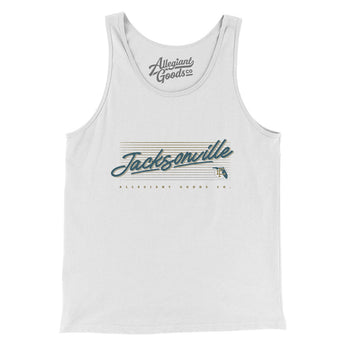 Jacksonville Retro Men/Unisex Tank Top-Allegiant Goods Co. Vintage Sports Apparel