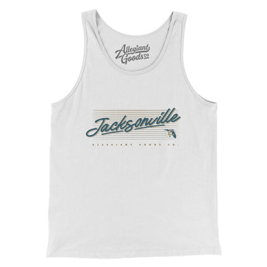 Jacksonville Retro Men/Unisex Tank Top-Allegiant Goods Co. Vintage Sports Apparel
