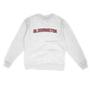 Bloomington Indiana Varsity Midweight Crewneck Sweatshirt-White-Allegiant Goods Co. Vintage Sports Apparel