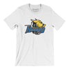 Chicago Hounds Men/Unisex T-Shirt-White-Allegiant Goods Co. Vintage Sports Apparel