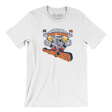 Port Huron Border Cats Men/Unisex T-Shirt-White-Allegiant Goods Co. Vintage Sports Apparel