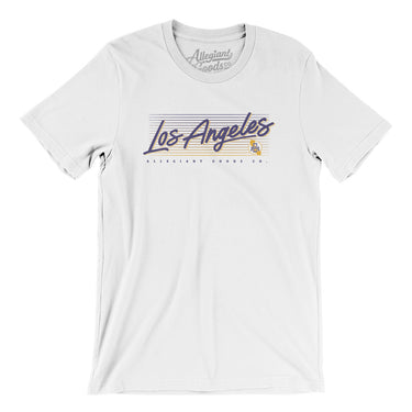 Los Angeles Retro Men/Unisex T-Shirt-Allegiant Goods Co. Vintage Sports Apparel