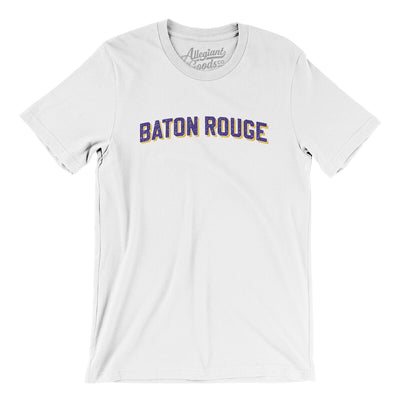 Baton Rouge Varsity Men/Unisex T-Shirt-White-Allegiant Goods Co. Vintage Sports Apparel
