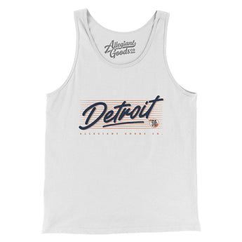 Detroit Retro Men/Unisex Tank Top-Allegiant Goods Co. Vintage Sports Apparel