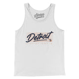 Detroit Retro Men/Unisex Tank Top-Allegiant Goods Co. Vintage Sports Apparel