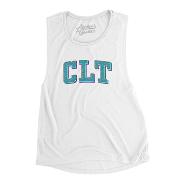 Clt Varsity Women's Flowey Scoopneck Muscle Tank-Allegiant Goods Co. Vintage Sports Apparel