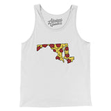 Maryland Pizza State Men/Unisex Tank Top-Allegiant Goods Co. Vintage Sports Apparel