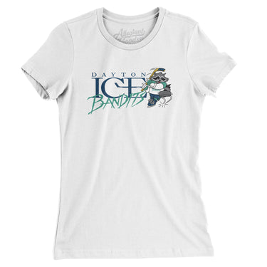 Dayton Ice Bandits Women's T-Shirt-Allegiant Goods Co. Vintage Sports Apparel