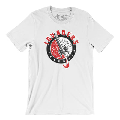 Columbus Invaders Soccer Men/Unisex T-Shirt-White-Allegiant Goods Co. Vintage Sports Apparel