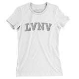 Lvnv Varsity Women's T-Shirt-Allegiant Goods Co. Vintage Sports Apparel