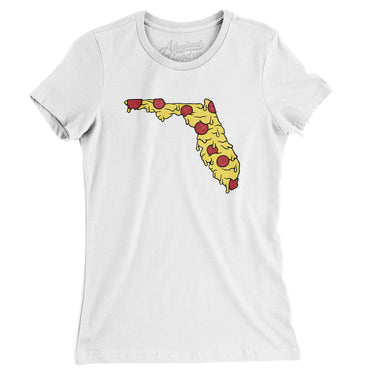 Florida Pizza State Women's T-Shirt-Allegiant Goods Co. Vintage Sports Apparel
