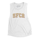 Sfca Varsity Women's Flowey Scoopneck Muscle Tank-Allegiant Goods Co. Vintage Sports Apparel