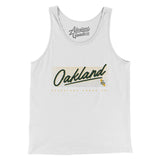 Oakland Retro Men/Unisex Tank Top-Allegiant Goods Co. Vintage Sports Apparel