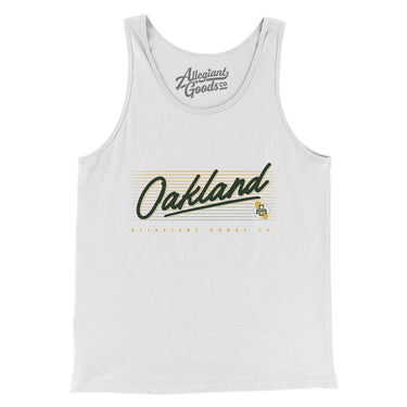 Oakland Retro Men/Unisex Tank Top-Allegiant Goods Co. Vintage Sports Apparel