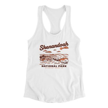 Shenandoah National Park Women's Racerback Tank-Allegiant Goods Co. Vintage Sports Apparel