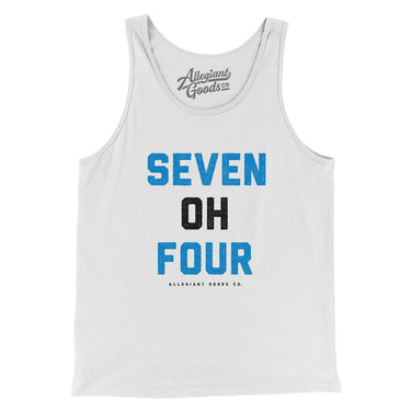 Charlotte 704 Men/Unisex Tank Top-Allegiant Goods Co. Vintage Sports Apparel