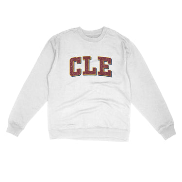 Cle Varsity Midweight Crewneck Sweatshirt-Allegiant Goods Co. Vintage Sports Apparel