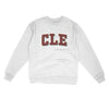 Cle Varsity Midweight Crewneck Sweatshirt-White-Allegiant Goods Co. Vintage Sports Apparel