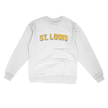 St Louis Varsity Midweight Crewneck Sweatshirt-Allegiant Goods Co. Vintage Sports Apparel