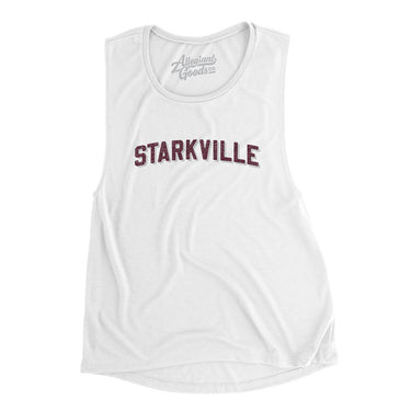 Starkville Varsity Women's Flowey Scoopneck Muscle Tank-Allegiant Goods Co. Vintage Sports Apparel