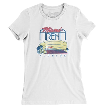 Miami Arena Women's T-Shirt-Allegiant Goods Co. Vintage Sports Apparel