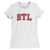 Stl Varsity Women's T-Shirt-White-Allegiant Goods Co. Vintage Sports Apparel