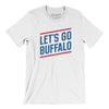 Let's Go Buffalo Men/Unisex T-Shirt-White-Allegiant Goods Co. Vintage Sports Apparel
