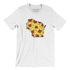 Wisconsin Pizza State Men/Unisex T-Shirt-White-Allegiant Goods Co. Vintage Sports Apparel