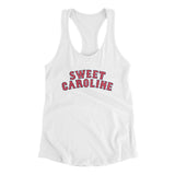 Boston Sweet Caroline Women's Racerback Tank-Allegiant Goods Co. Vintage Sports Apparel