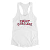 Boston Sweet Caroline Women's Racerback Tank-White-Allegiant Goods Co. Vintage Sports Apparel
