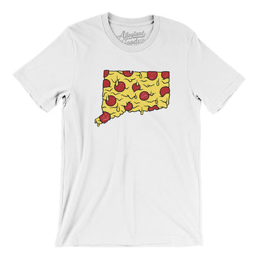 Connecticut Pizza State Men/Unisex T-Shirt-Allegiant Goods Co. Vintage Sports Apparel