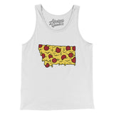 Montana Pizza State Men/Unisex Tank Top-Allegiant Goods Co. Vintage Sports Apparel