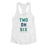 Seattle 206 Women's Racerback Tank-Allegiant Goods Co. Vintage Sports Apparel