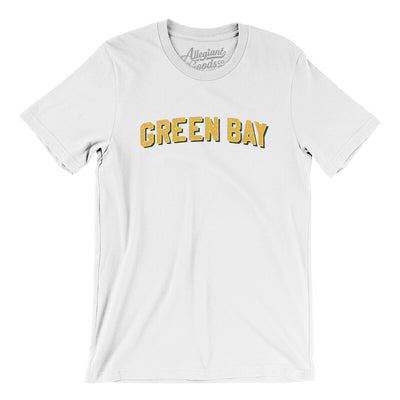 Green Bay Varsity Men/Unisex T-Shirt-White-Allegiant Goods Co. Vintage Sports Apparel