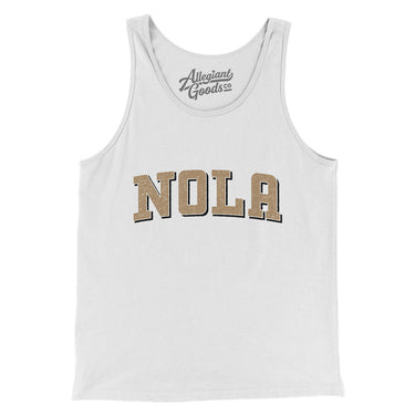 Nola Varsity Men/Unisex Tank Top-Allegiant Goods Co. Vintage Sports Apparel