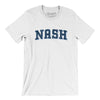 Nash Varsity Men/Unisex T-Shirt-White-Allegiant Goods Co. Vintage Sports Apparel