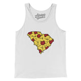 South Carolina Pizza State Men/Unisex Tank Top-Allegiant Goods Co. Vintage Sports Apparel