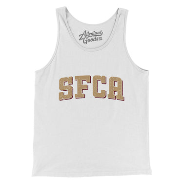 Sfca Varsity Men/Unisex Tank Top-Allegiant Goods Co. Vintage Sports Apparel