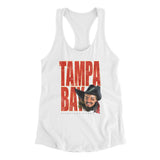 Tampa Bay Retro Mascot Women's Racerback Tank-Allegiant Goods Co. Vintage Sports Apparel