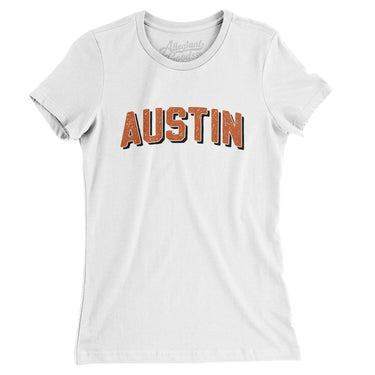 Austin Varsity Women's T-Shirt-Allegiant Goods Co. Vintage Sports Apparel
