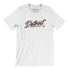 Detroit Retro Men/Unisex T-Shirt-White-Allegiant Goods Co. Vintage Sports Apparel