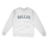 Dallas Varsity Midweight Crewneck Sweatshirt-White-Allegiant Goods Co. Vintage Sports Apparel
