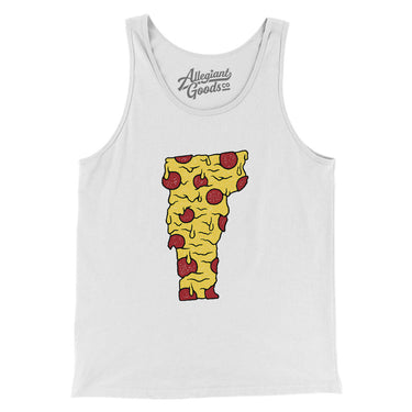 Vermont Pizza State Men/Unisex Tank Top-Allegiant Goods Co. Vintage Sports Apparel