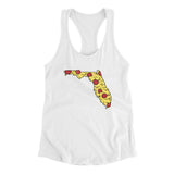 Florida Pizza State Women's Racerback Tank-Allegiant Goods Co. Vintage Sports Apparel