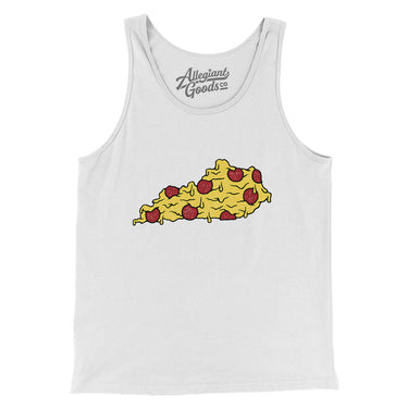 Kentucky Pizza State Men/Unisex Tank Top-Allegiant Goods Co. Vintage Sports Apparel