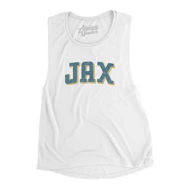 Jax Varsity Women's Flowey Scoopneck Muscle Tank-Allegiant Goods Co. Vintage Sports Apparel