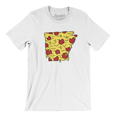 Arkansas Pizza State Men/Unisex T-Shirt-Allegiant Goods Co. Vintage Sports Apparel
