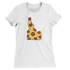 Idaho Pizza State Women's T-Shirt-White-Allegiant Goods Co. Vintage Sports Apparel