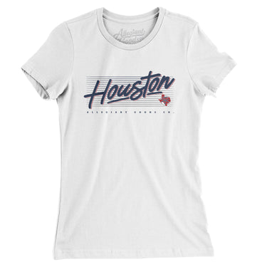 Houston Retro Women's T-Shirt-Allegiant Goods Co. Vintage Sports Apparel