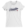 Houston Retro Women's T-Shirt-White-Allegiant Goods Co. Vintage Sports Apparel